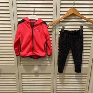 Nike, 2 piece, dry fit set. Size 18 months